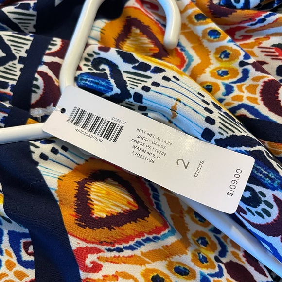 Chico’s | Ikat Dress | NWT | Size 2 - Picture 2 of 5